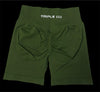 Army Green Scrunch Shorts