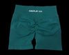 Forest Green Scrunch Shorts