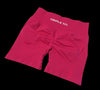 Cherry Pink Scrunch Shorts